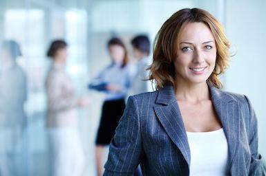Image of business woman smiling